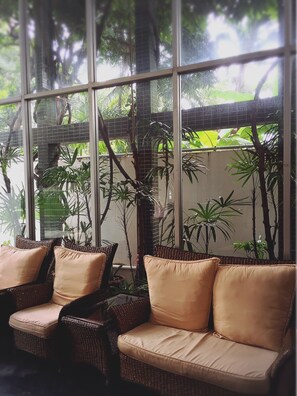 Lobby sitting area