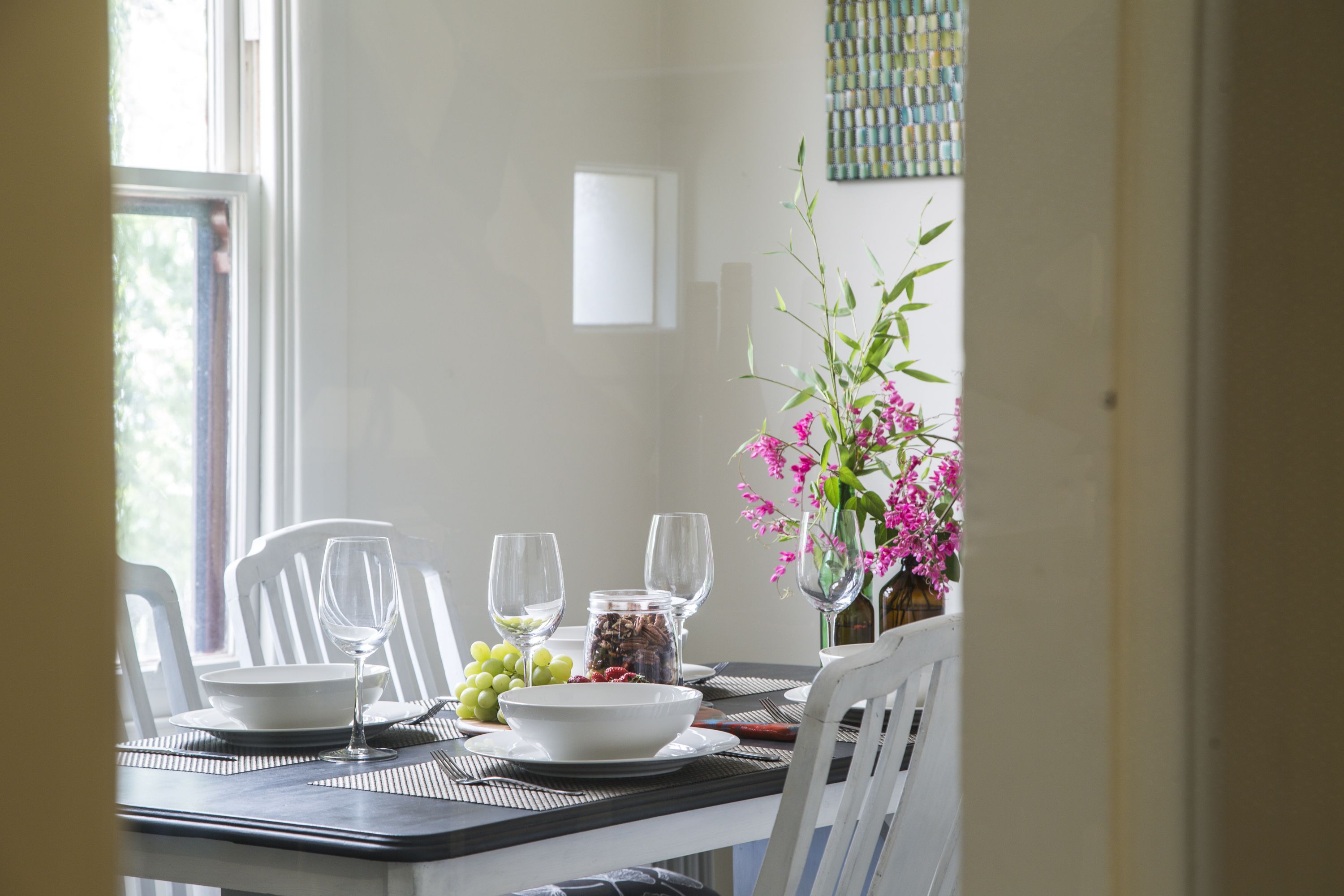 Ferienhaus, 2 Schlafzimmer | Essbereich im Zimmer