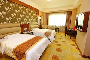 Minibar, in-room safe, desk, blackout curtains
