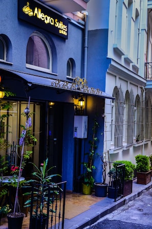 Majoituspaikan julkisivu