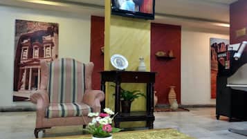 Sala de estar en el lobby