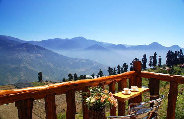 Blick auf die Hügel