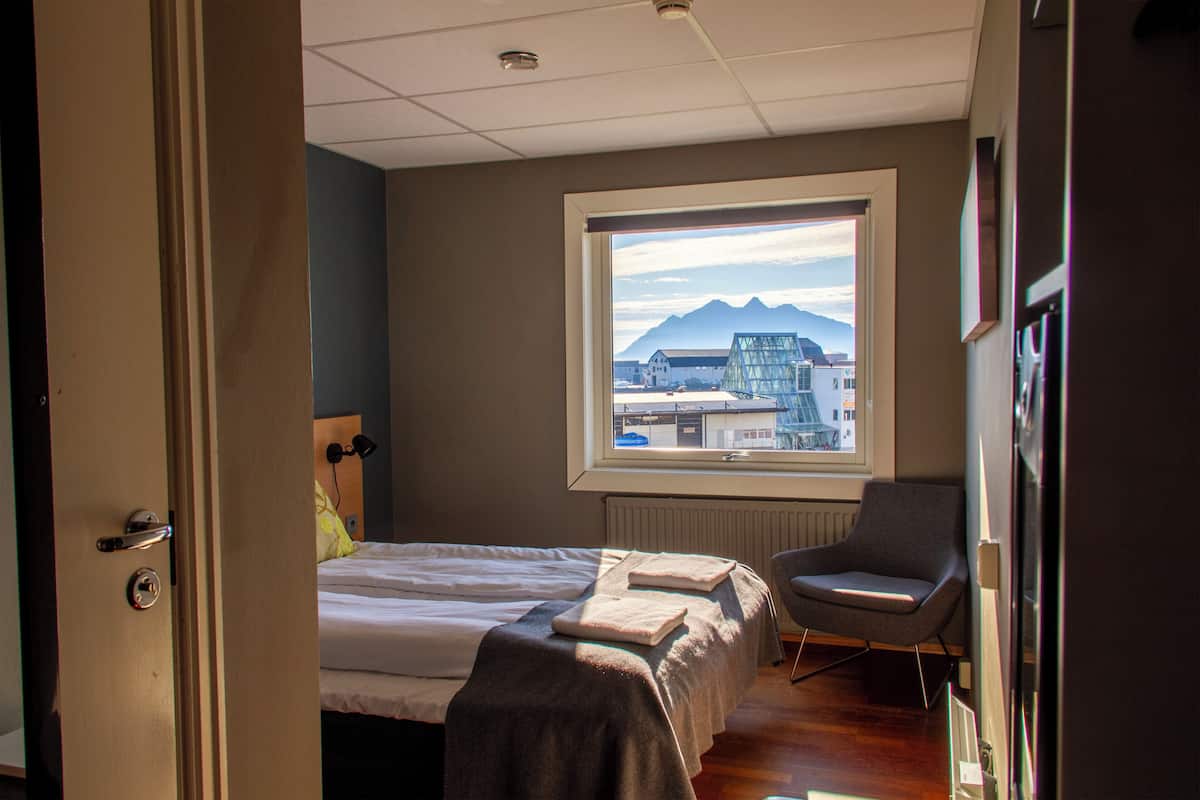 Economy Double Room | Premium bedding, desk, soundproofing, iron/ironing board