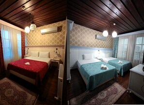 Family Room, 2 Bedrooms | Minibar, in-room safe, desk, laptop workspace - Ipekyolu Hotel (Bursa)