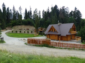 Uitzicht vanuit accommodatie