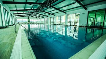 2 indoor pools, open 8:00 AM to 11:00 PM, sun loungers