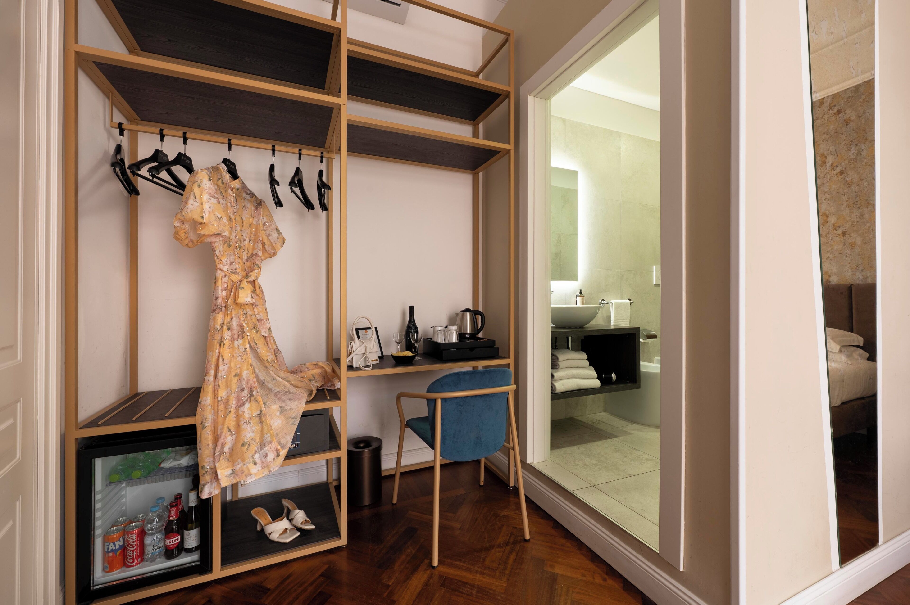 Panoramic Quadruple Room, City View | Premium bedding, minibar, in-room safe, desk