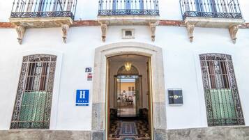 Voorkant van accommodatie