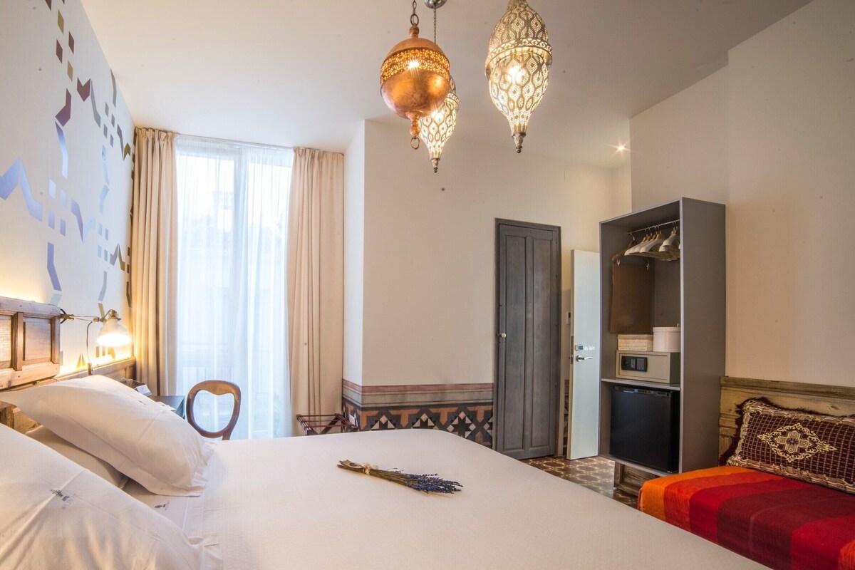 Premium bedding, down comforters, Select Comfort beds, minibar