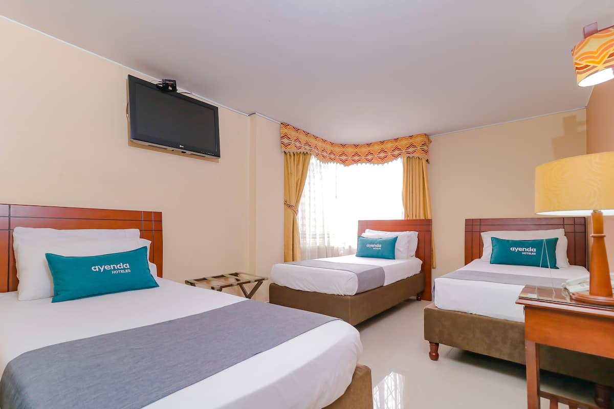 Triple Room | Hypo-allergenic bedding, desk, soundproofing, free WiFi