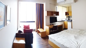 Studio Comfort | 1 sovrum, gratis wi-fi och sängkläder