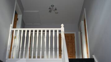 Family House, 5 Bedrooms | Living area | 32-inch flat-screen TV with cable channels, TV, fireplace