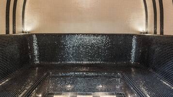 Sauna, turkkilainen sauna, vartalohoitoja, vartalokääreitä