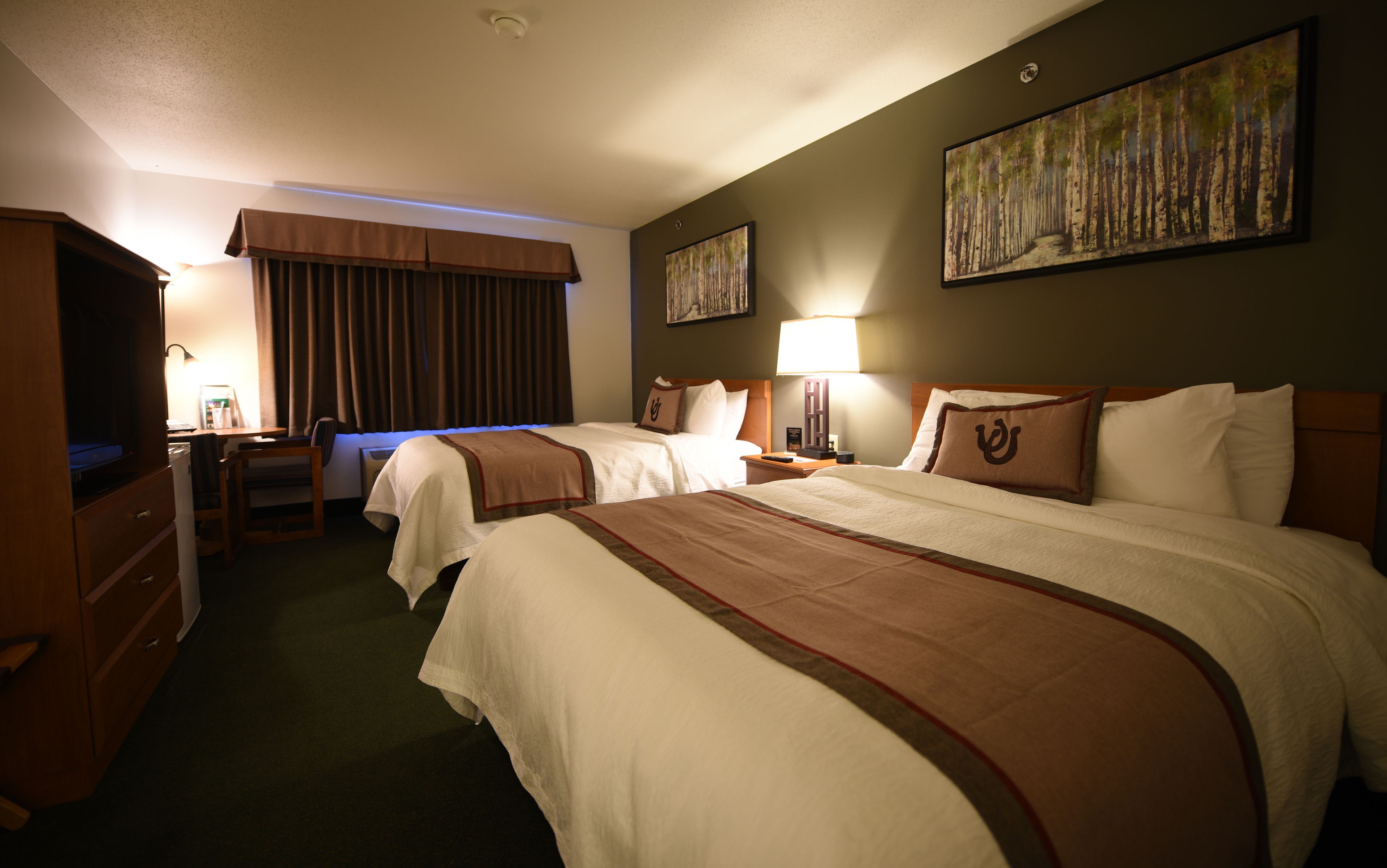 double room, 2 queen beds | desk, free cots/infant beds, free rollaway beds, free wifi