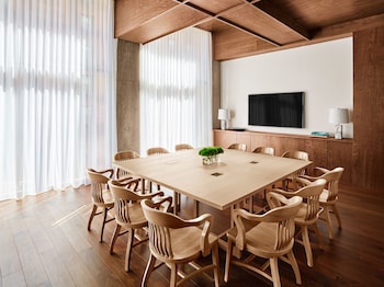 Meeting space at PUBLIC, an Ian Schrager hotel
