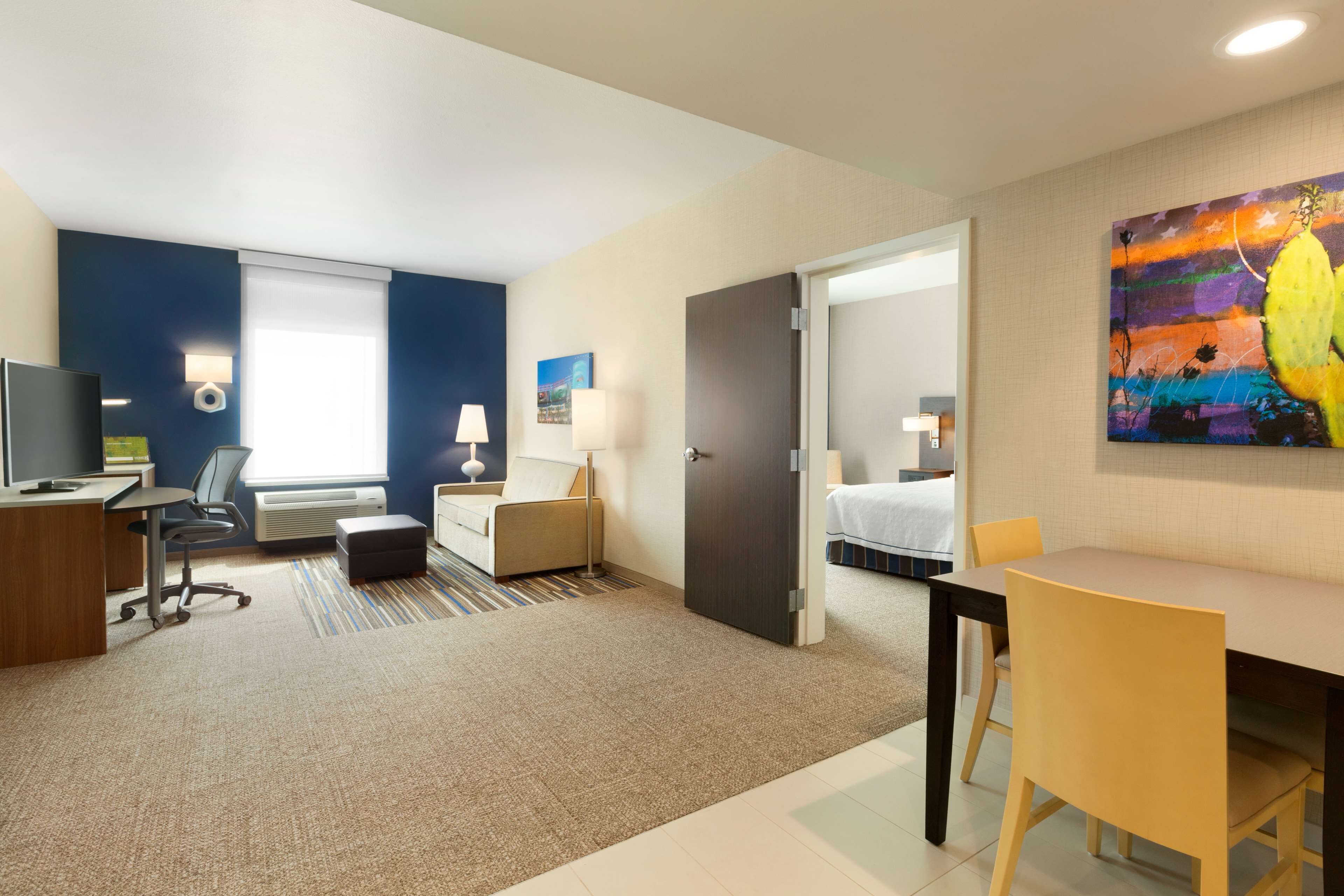 50-inch flat-screen TV with cable channels, TV