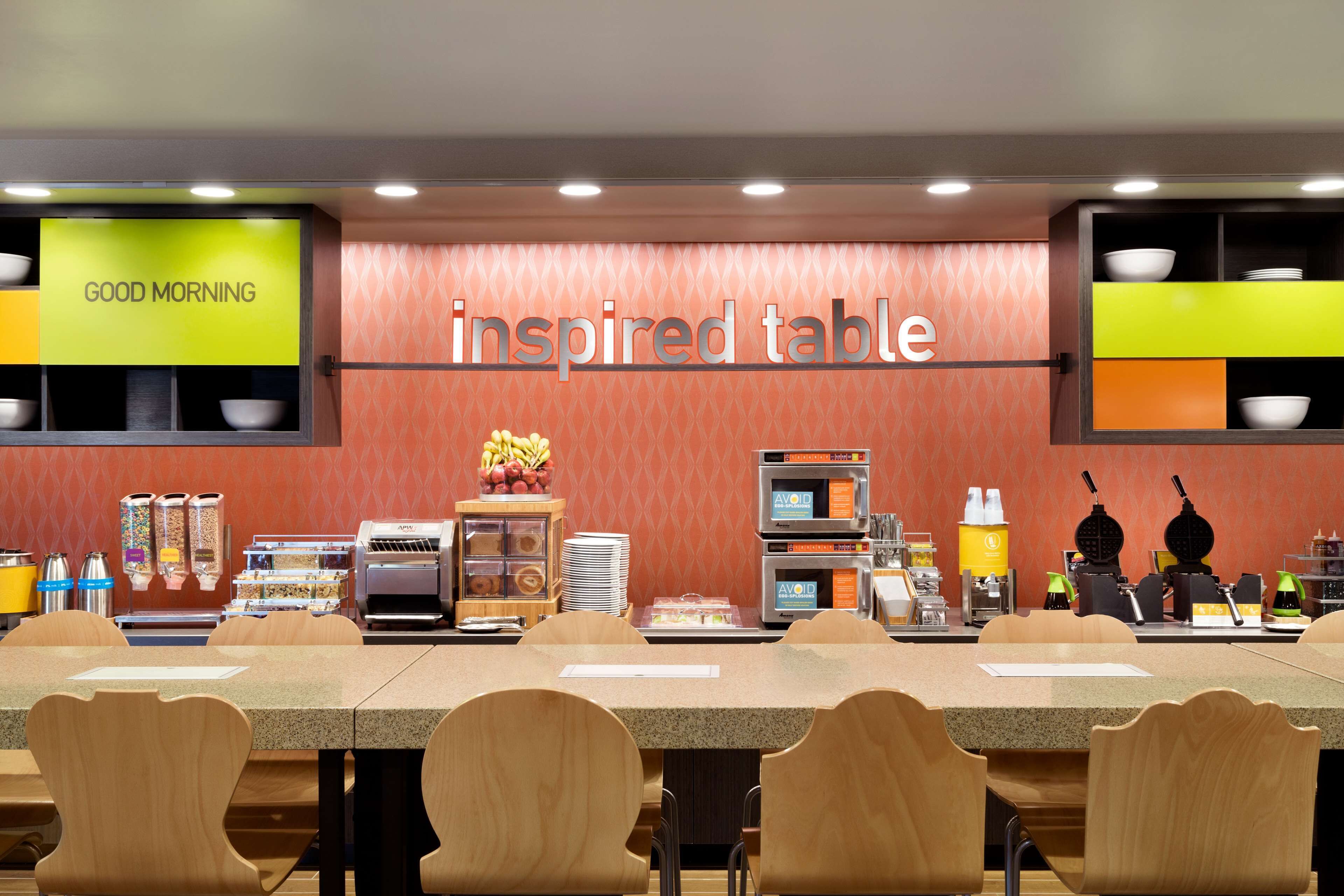 free daily self-service breakfast