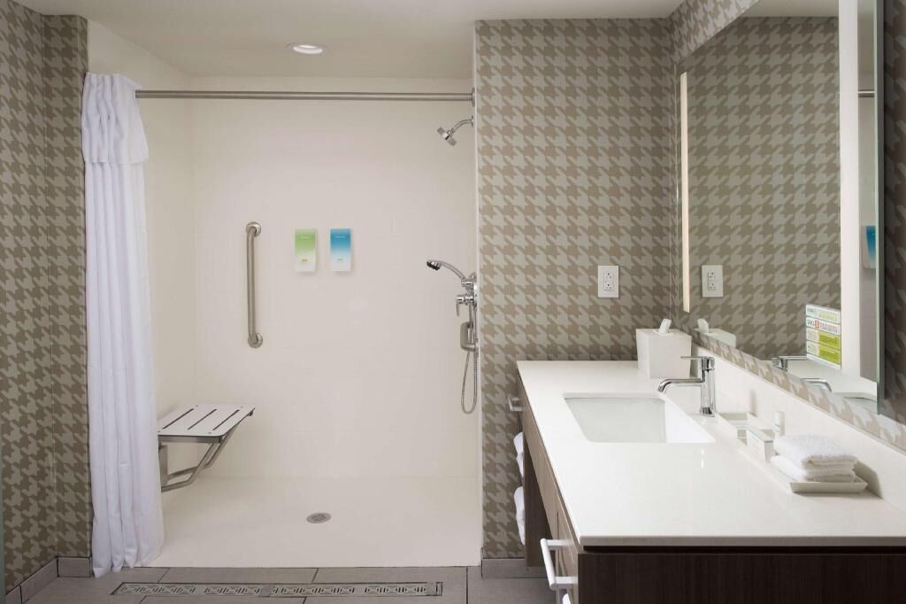 Free toiletries, hair dryer, towels