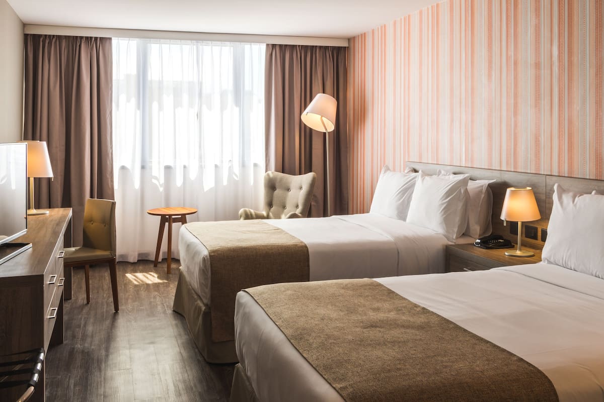 1 slaapkamer, luxe beddengoed, een minibar, een kluis op de kamer