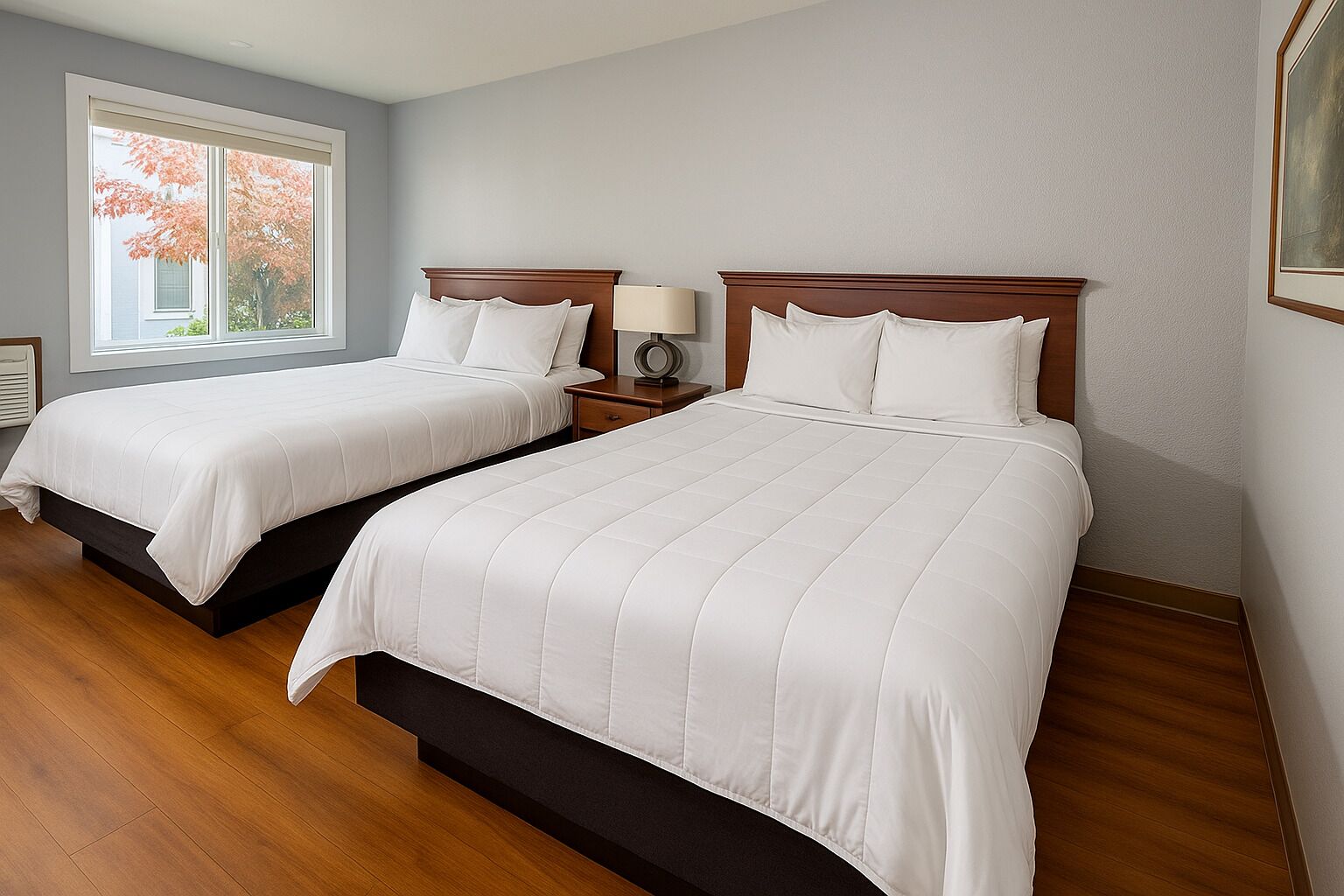 Habitación estándar, 2 camas Queen size (Two Queens ADA) | Wifi gratis y ropa de cama 