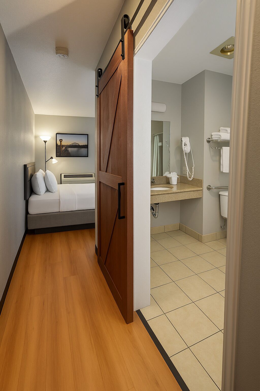 Standard Room, 1 Queen Bed (Single Queen ADA) | Free WiFi, bed sheets