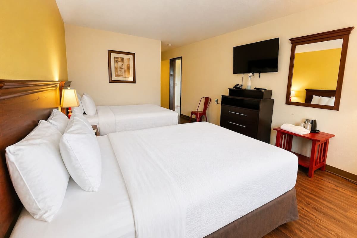 Habitación Deluxe, varias camas (Family Suite) | Wifi gratis y ropa de cama