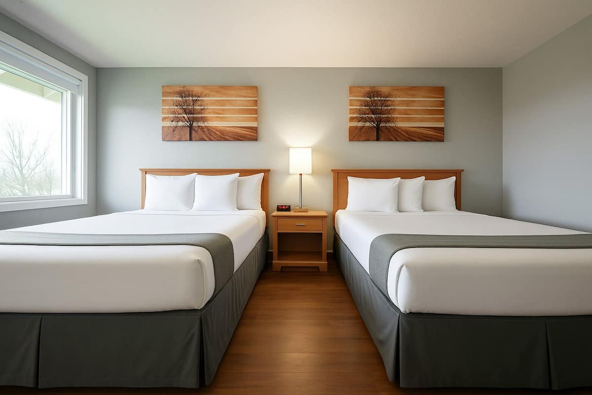 Habitación Deluxe, varias camas (Deluxe Family Suite) | Wifi gratis y ropa de cama