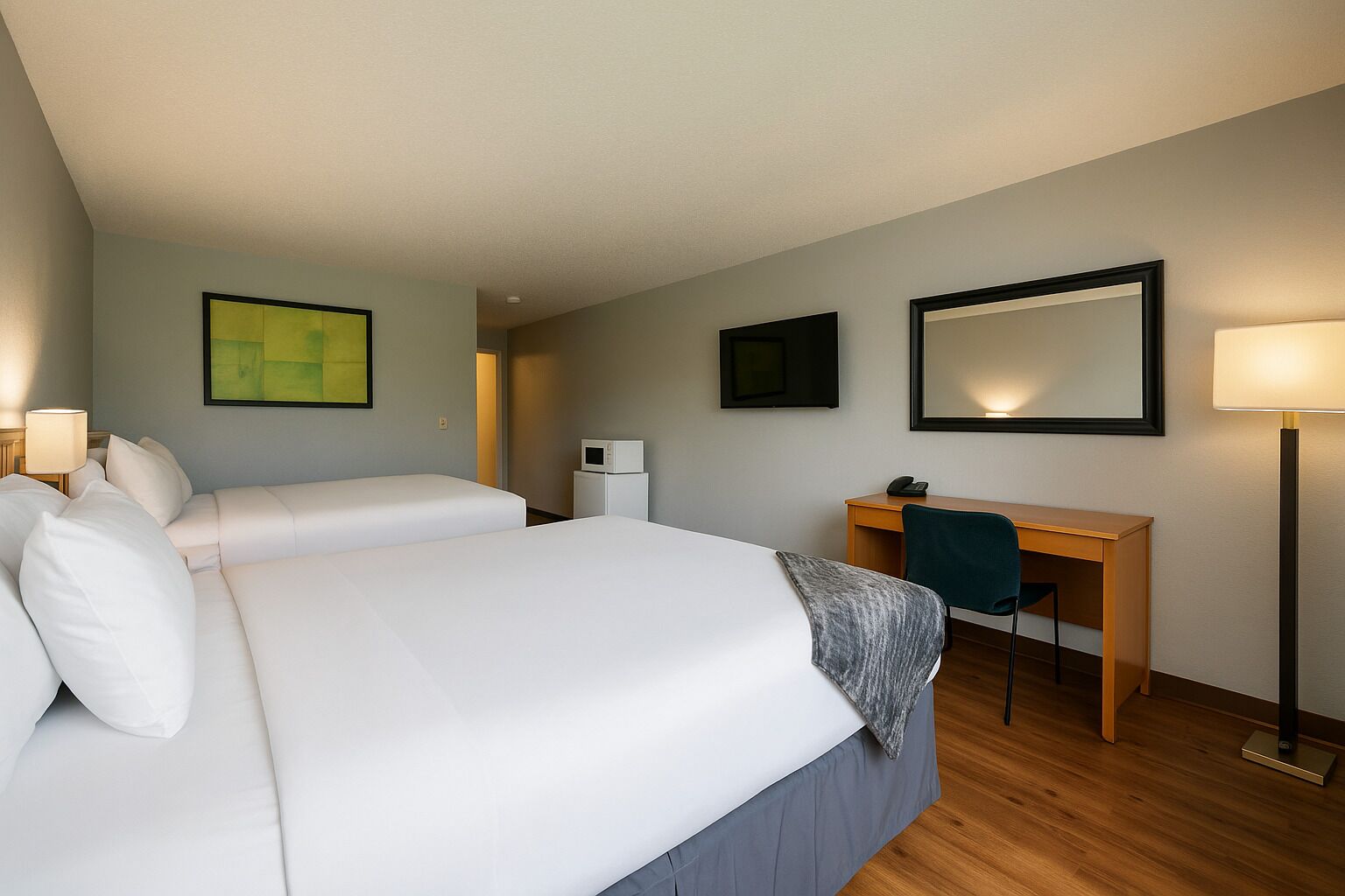 Habitación Deluxe, 2 camas Queen size (Deluxe Double Queen) | Wifi gratis y ropa de cama 