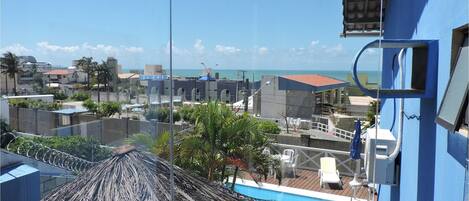 Blick von der Unterkunft