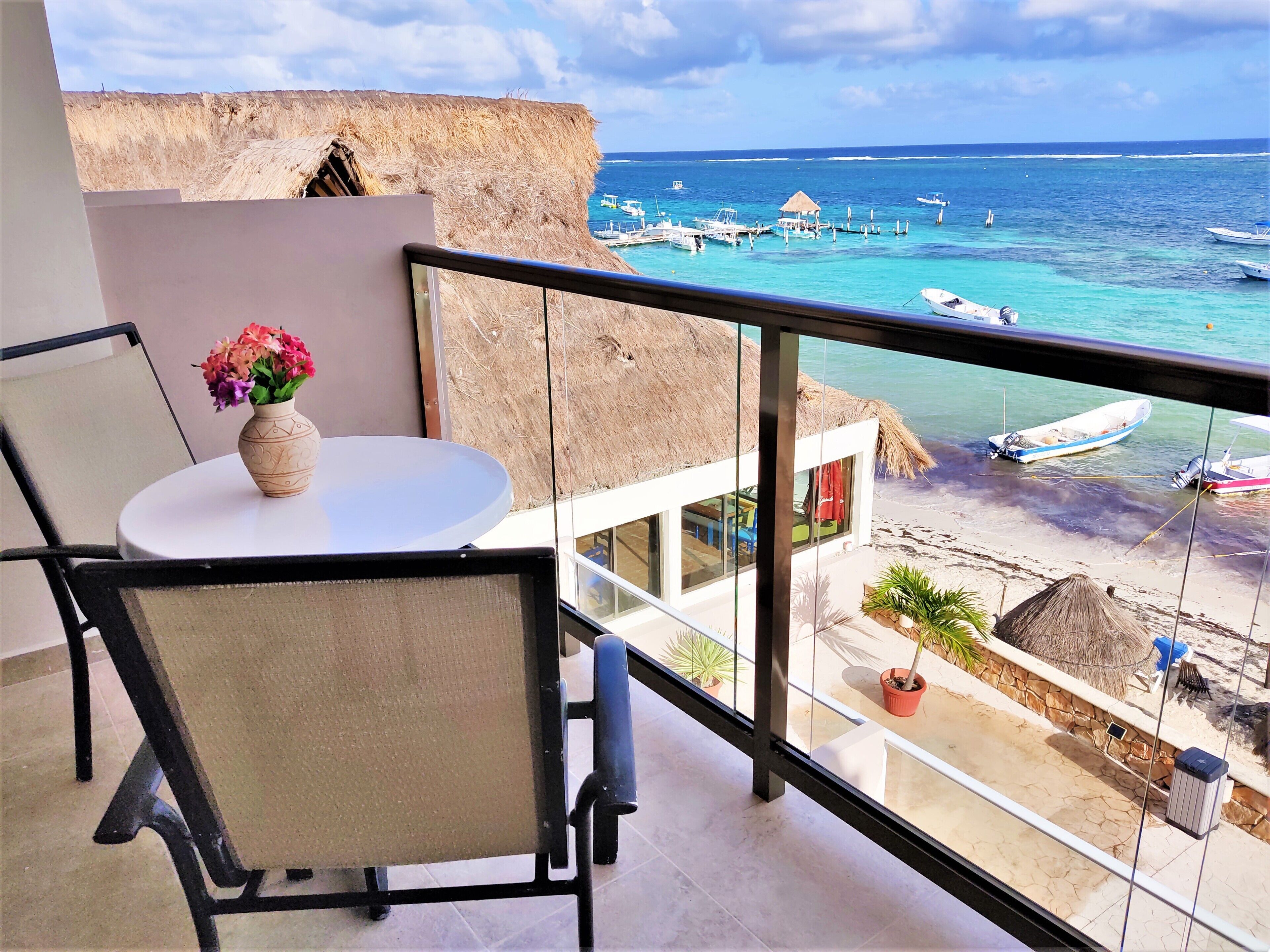 Habitación Deluxe, vista al mar | Vista del balcón