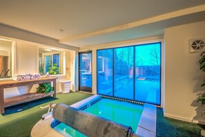 Appart'hôtel, 2 chambres | Baignoire à jets