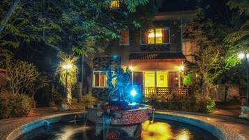 Front of property - evening/night