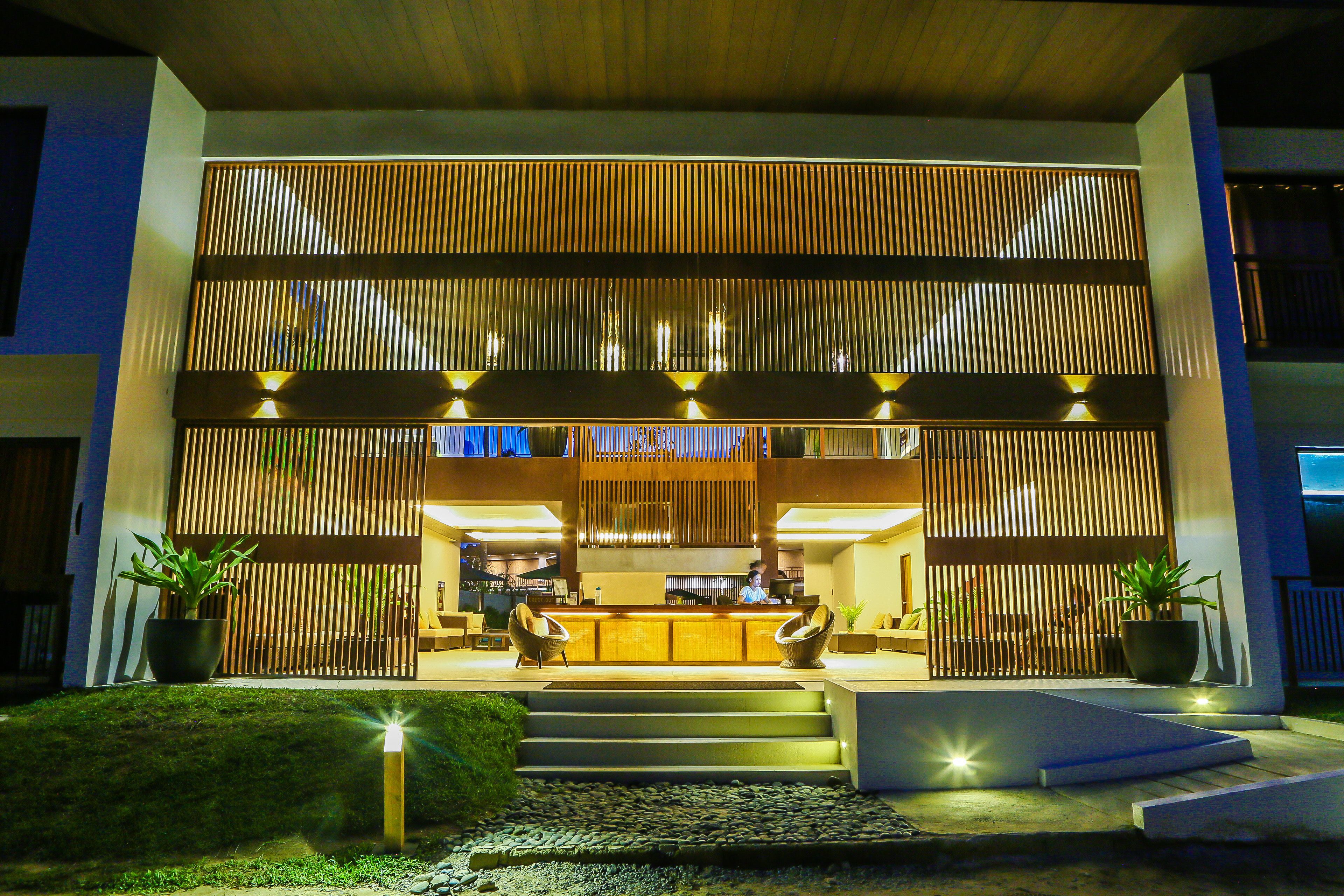 Front of property - evening/night