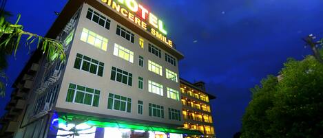 Front of property – evening/night