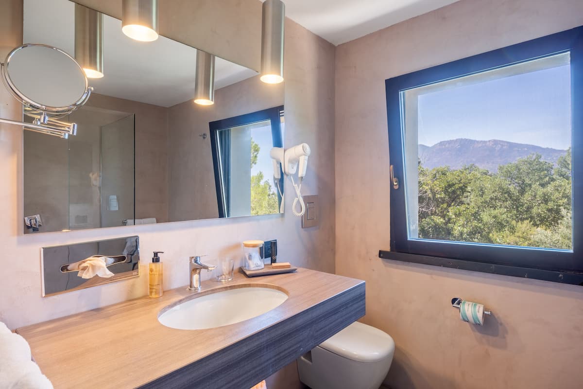 suite | bathroom | shower, free toiletries, hair dryer, bidet