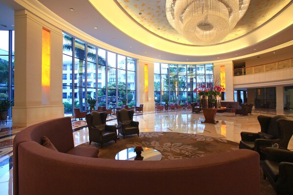 Sala de estar en el lobby