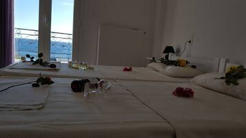 2 habitaciones y sábanas de algodón egipcio