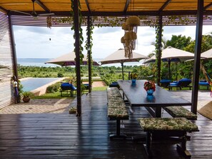 Villa Deluxe, 4 habitaciones, vista al océano | Terraza o patio