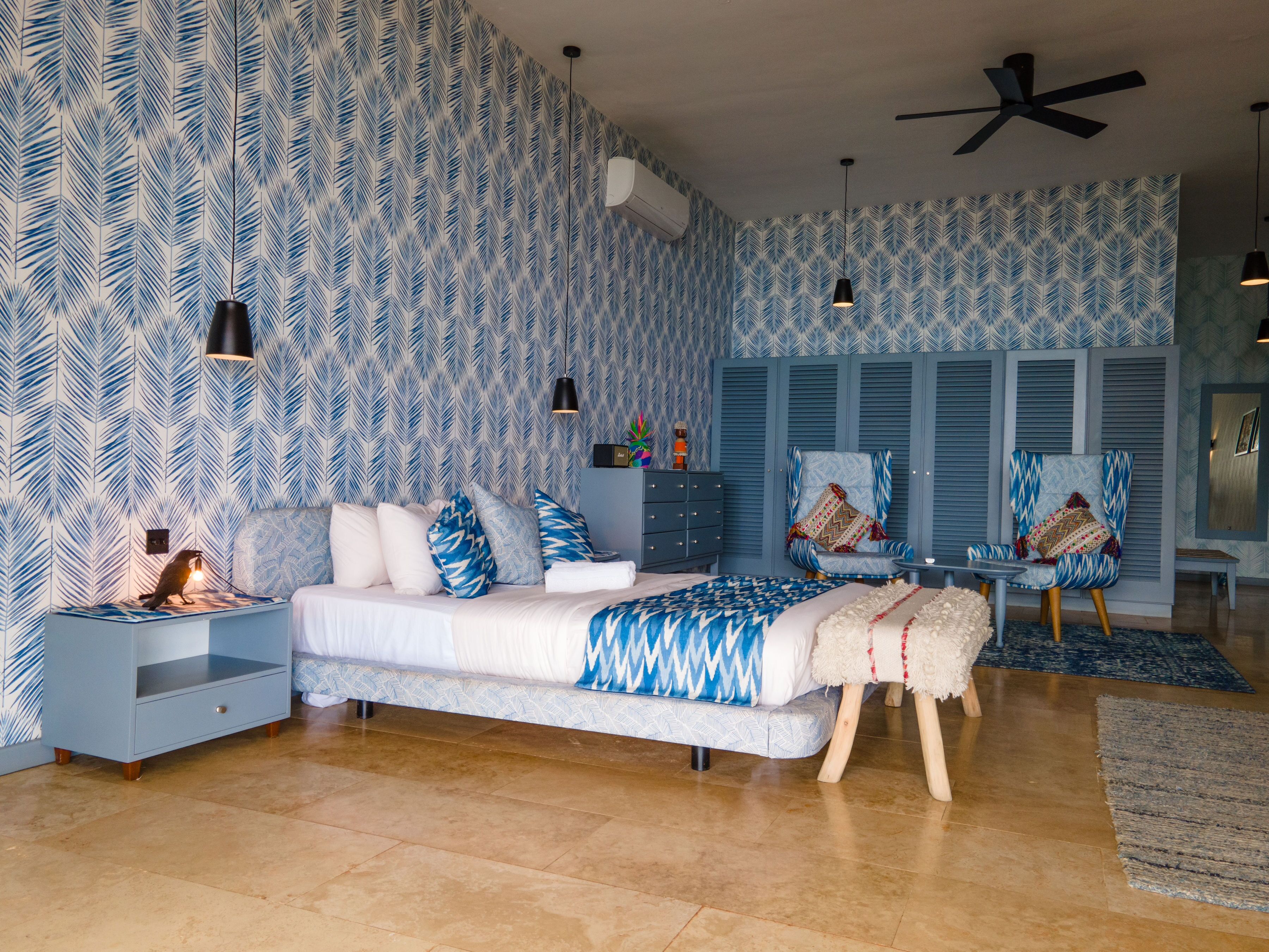 Deluxe Villa, 4 Bedrooms, Ocean View | Premium bedding, in-room safe, individually decorated