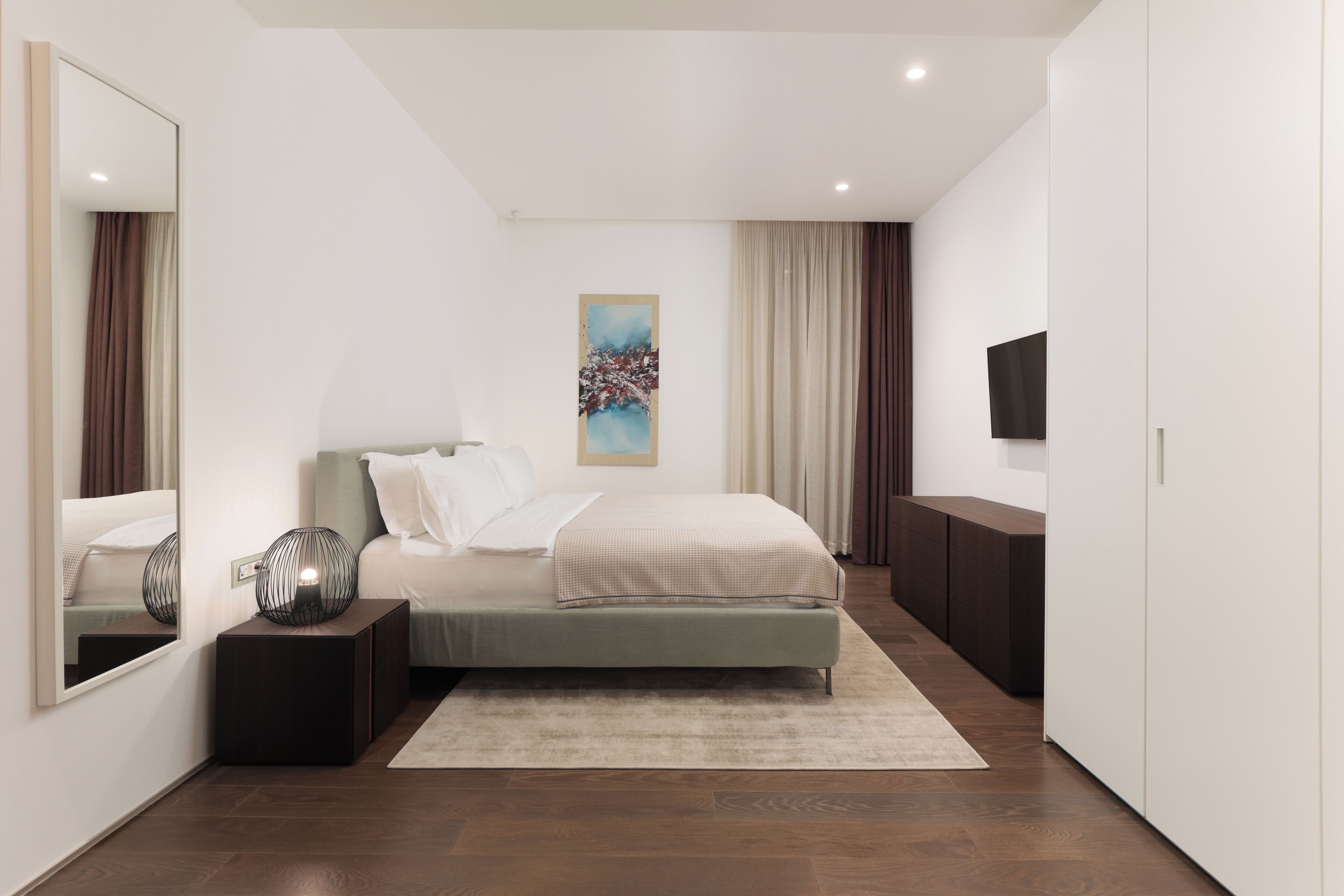 Apartment, 3 Bedrooms, Sea View | Minibar, in-room safe, soundproofing, free WiFi