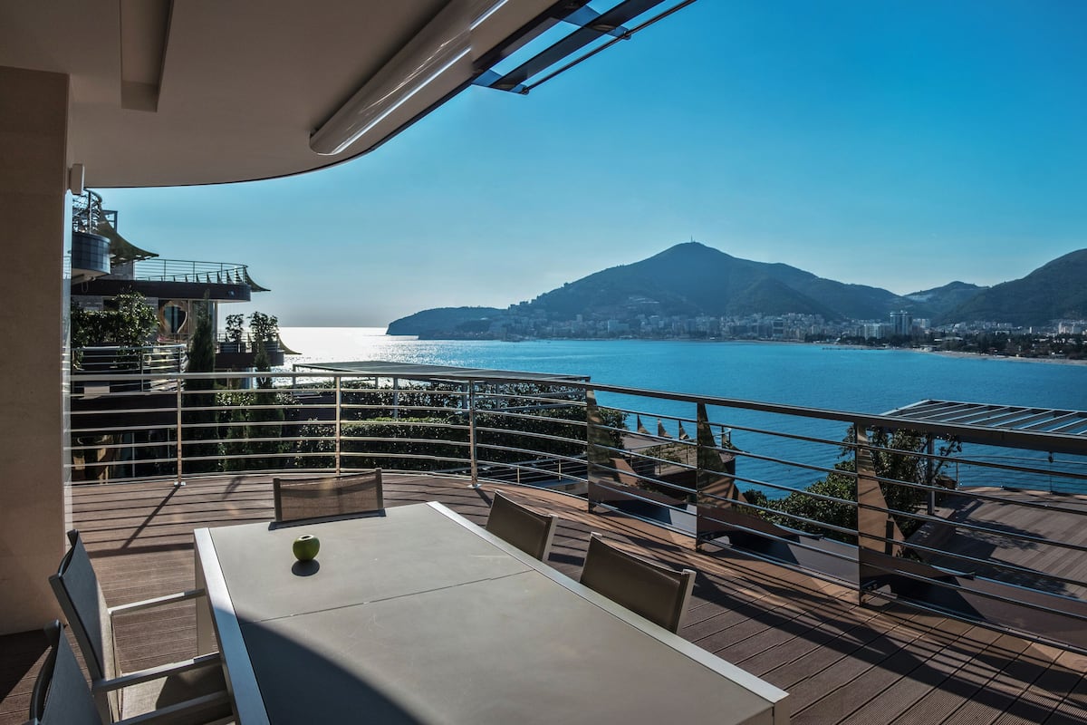 Appartamento, 2 camere da letto, vista mare | Terrazza/patio
