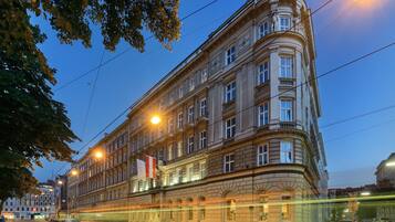 Front of property - evening/night