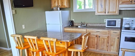 Microwave, coffee/tea maker