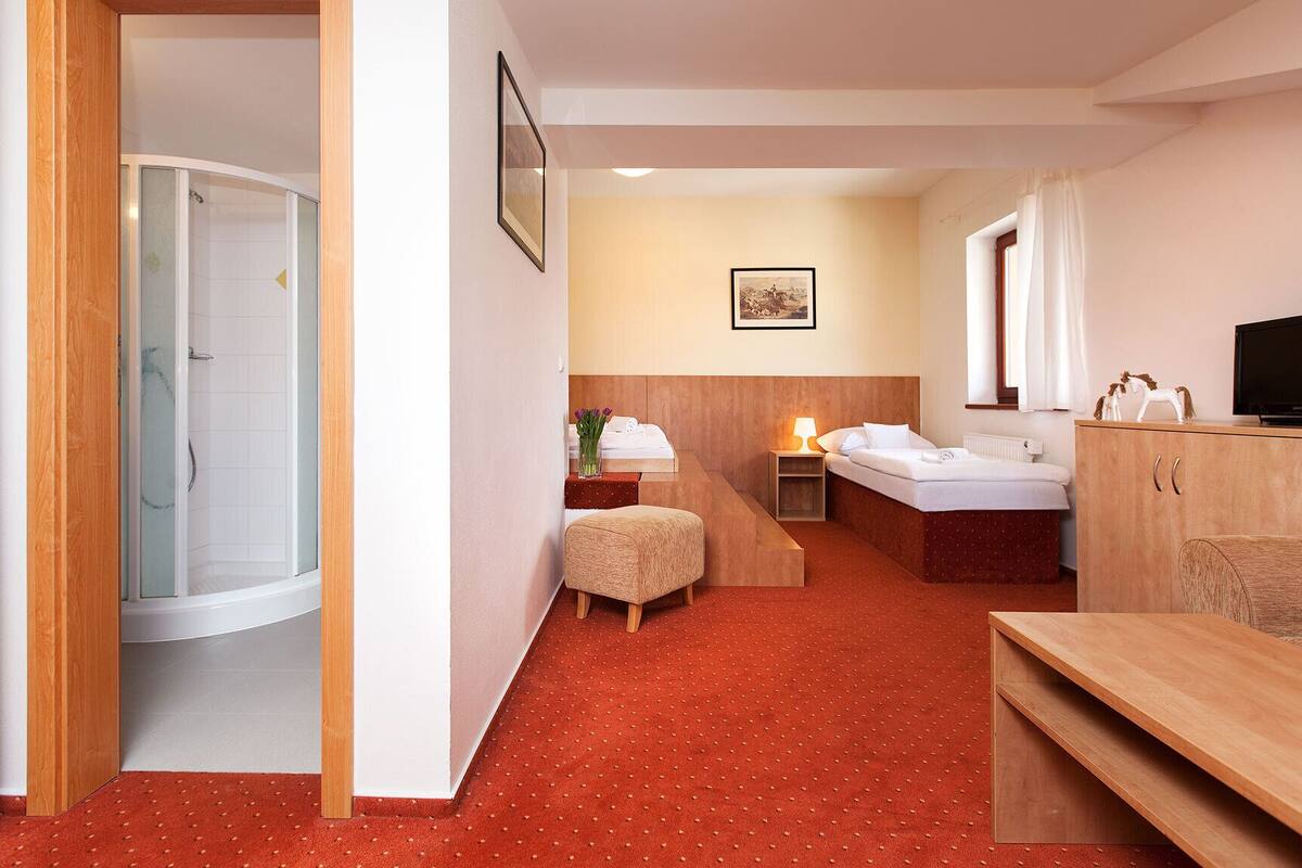 In-room safe, desk, iron/ironing board, cots/infant beds