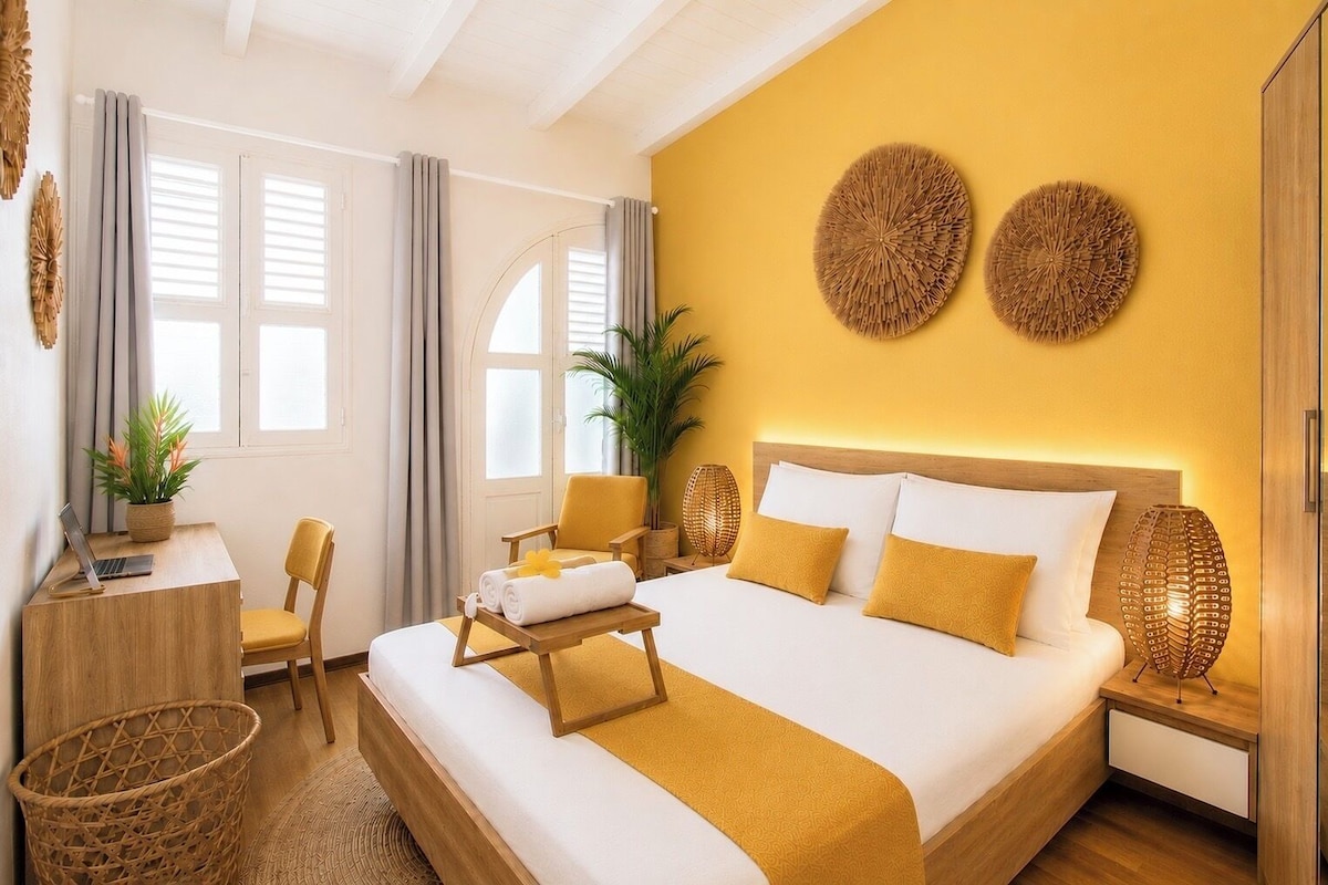 1 chambre, draps en coton égyptien, literie de qualité supérieure