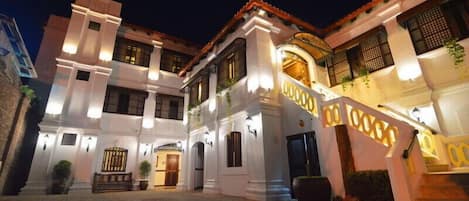 Front of property – evening/night