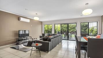 House, 4 Bedrooms, 2 Bathrooms | Living area | Flat-screen TV, DVD player