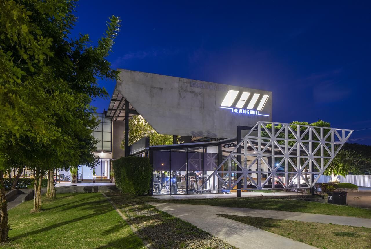 front of property – evening/night