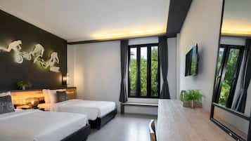 Superior Twin Room | Egyptian cotton sheets, premium bedding, in-room safe