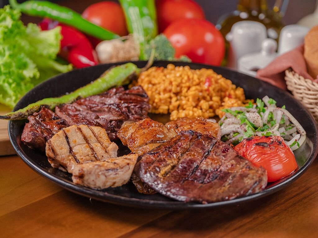 Breakfast, lunch, dinner served; Turkish cuisine 